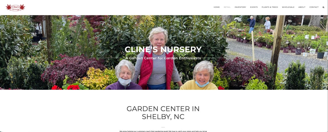 Previous garden shop page
